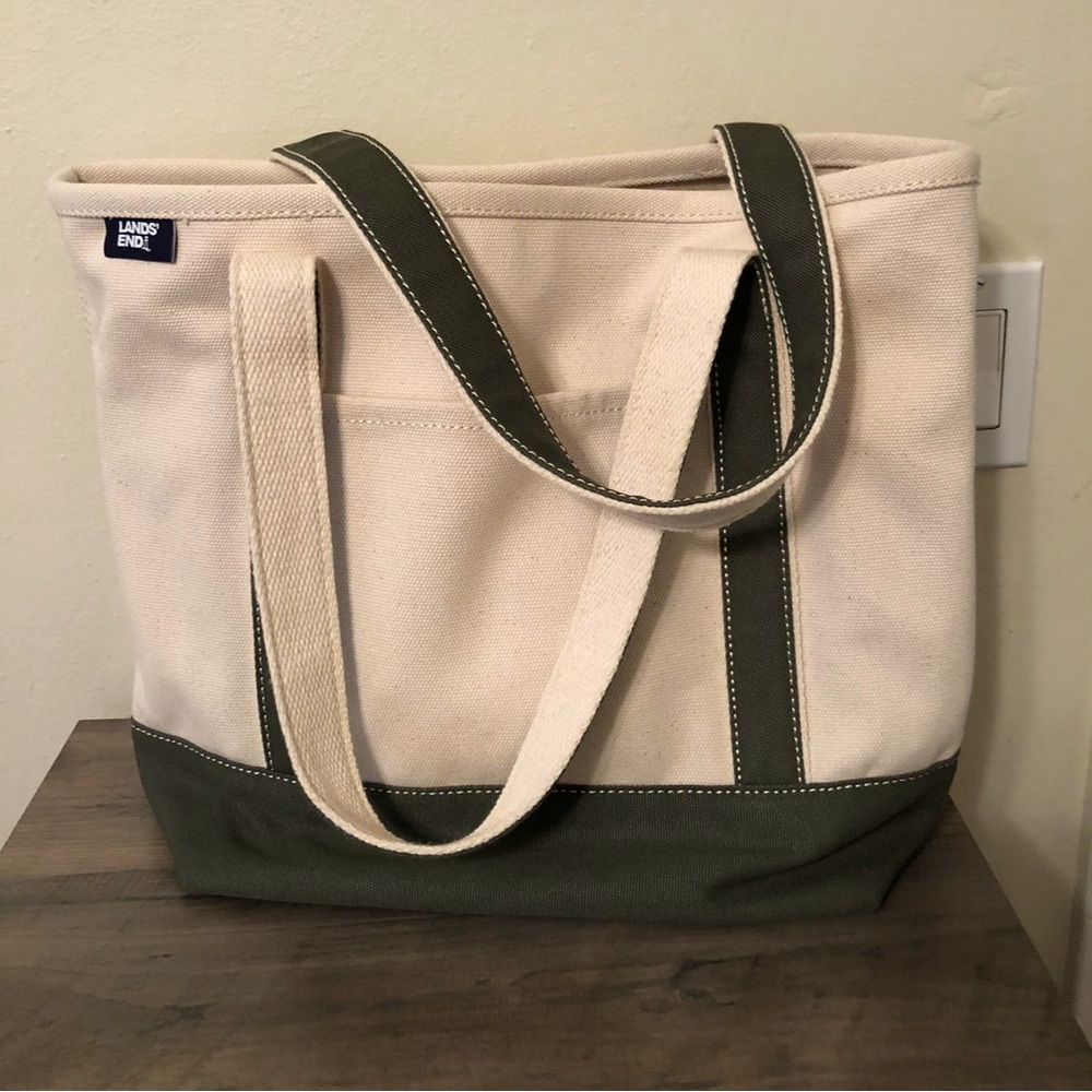 Lands end medium tote